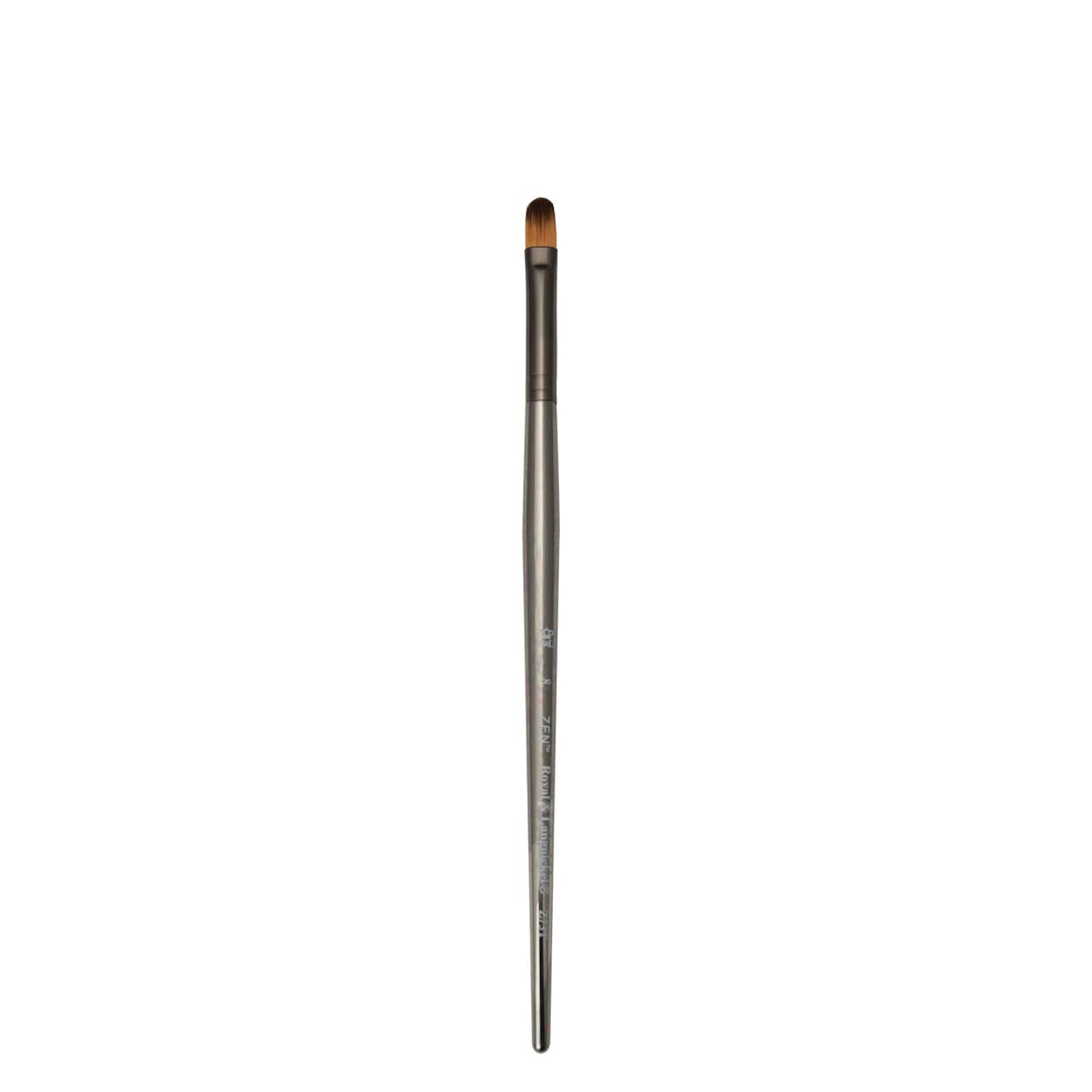 12 Pack: Zen™ Series 73 Short Handle Filbert Brush